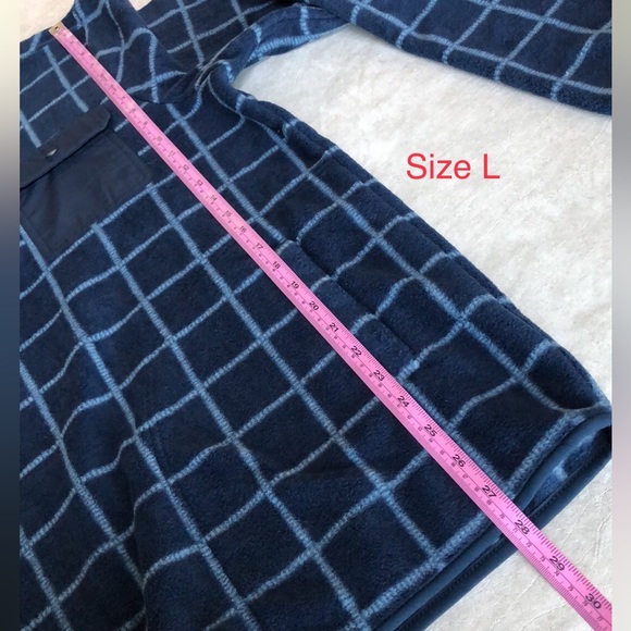 Goodfellow & Co. Men’s Quarter Zip Fleece Pullover Blue Plaid Sweatshirts SZ S-L - Picture 11 of 14